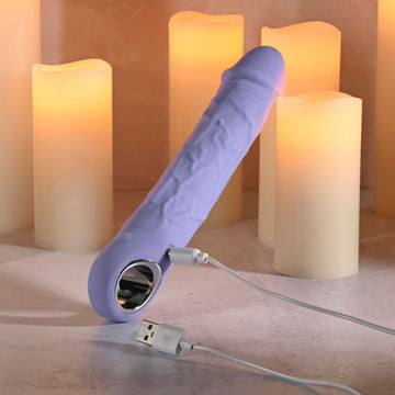 Evolved LARGE PURPLE FANTASY - Purple 21.8 cm USB Rechargeable Vibrator