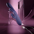 Evolved BOW DOWN - Purple USB Rechargeable Rabbit Vibrator