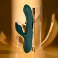 Evolved HEART OF GOLD - Green USB Rechargeable Rabbit Vibrator