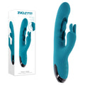 Evolved BUNNY TAPPER - Blue 20 cm USB Rechargeable Rabbit Vibrator with Flicking Shaft