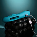 Evolved BUNNY TAPPER - Blue 20 cm USB Rechargeable Rabbit Vibrator with Flicking Shaft