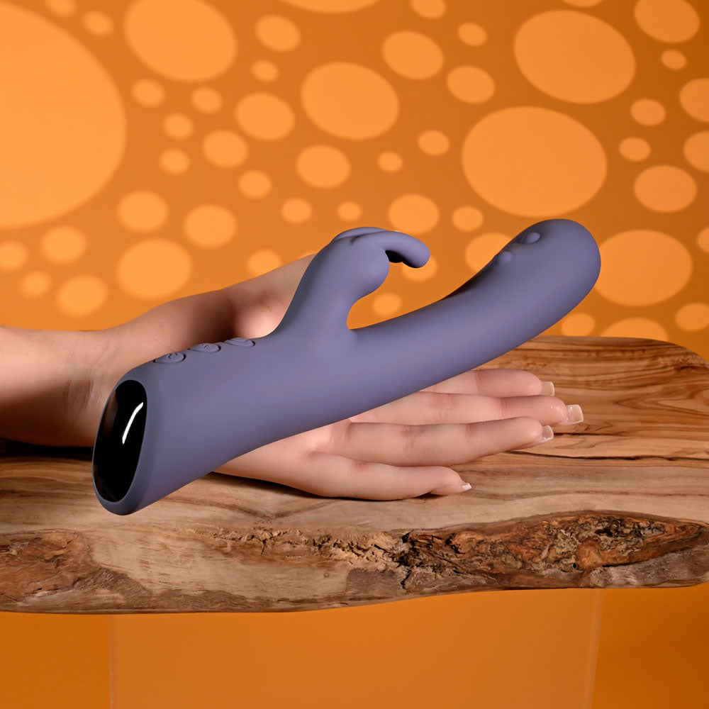 Evolved POPPIN GOOD TIME - Purple 20 cm Rabbit Vibrator