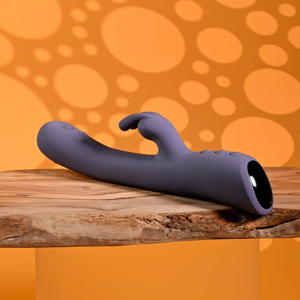 Evolved POPPIN GOOD TIME - Purple 20 cm Rabbit Vibrator