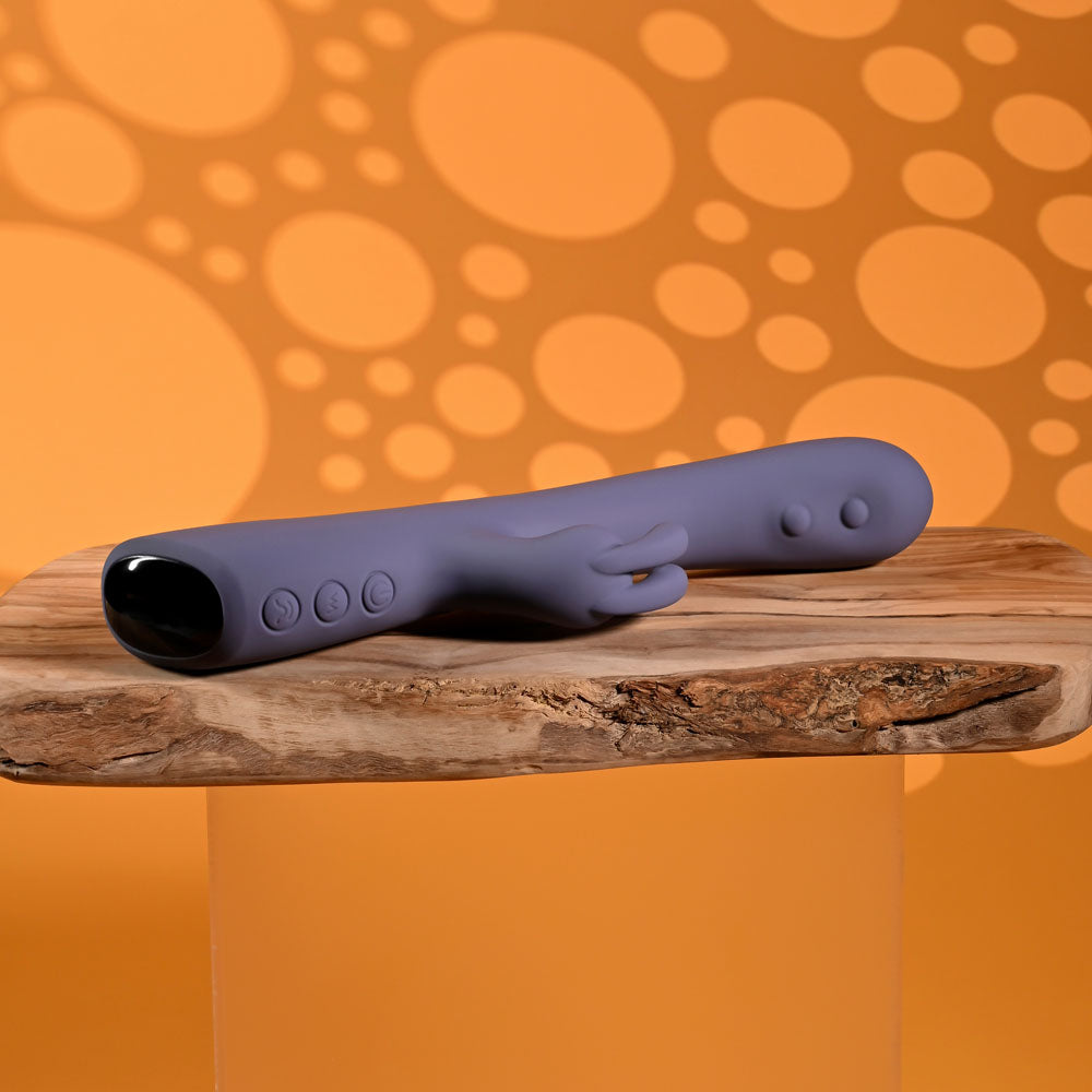 Evolved POPPIN GOOD TIME - Purple 20 cm Rabbit Vibrator