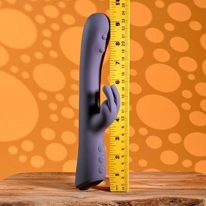 Evolved POPPIN GOOD TIME - Purple 20 cm Rabbit Vibrator