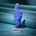 Evolved KNOCK KNOCK - Purple 22.9 cm USB Rechargeable Rabbit Vibrator with Flicking Head
