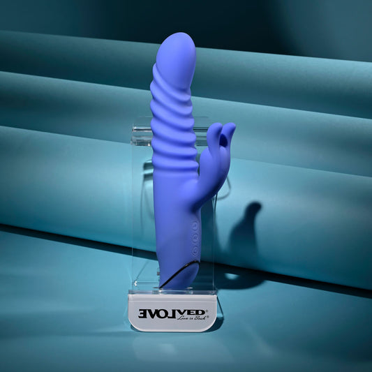 Evolved KNOCK KNOCK - Purple 22.9 cm Rabbit Vibrator