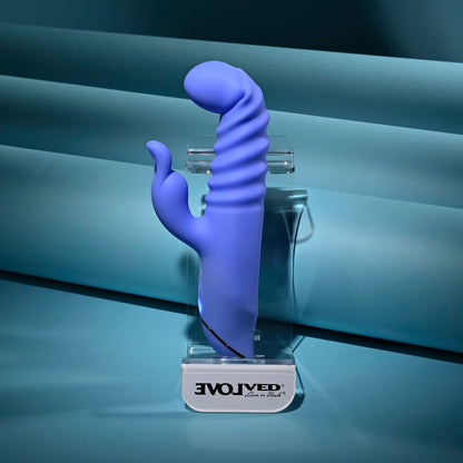 Evolved KNOCK KNOCK - Purple 22.9 cm Rabbit Vibrator