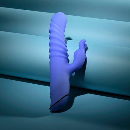 Evolved KNOCK KNOCK - Purple 22.9 cm Rabbit Vibrator