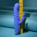 Evolved KNOCK KNOCK - Purple 22.9 cm USB Rechargeable Rabbit Vibrator with Flicking Head