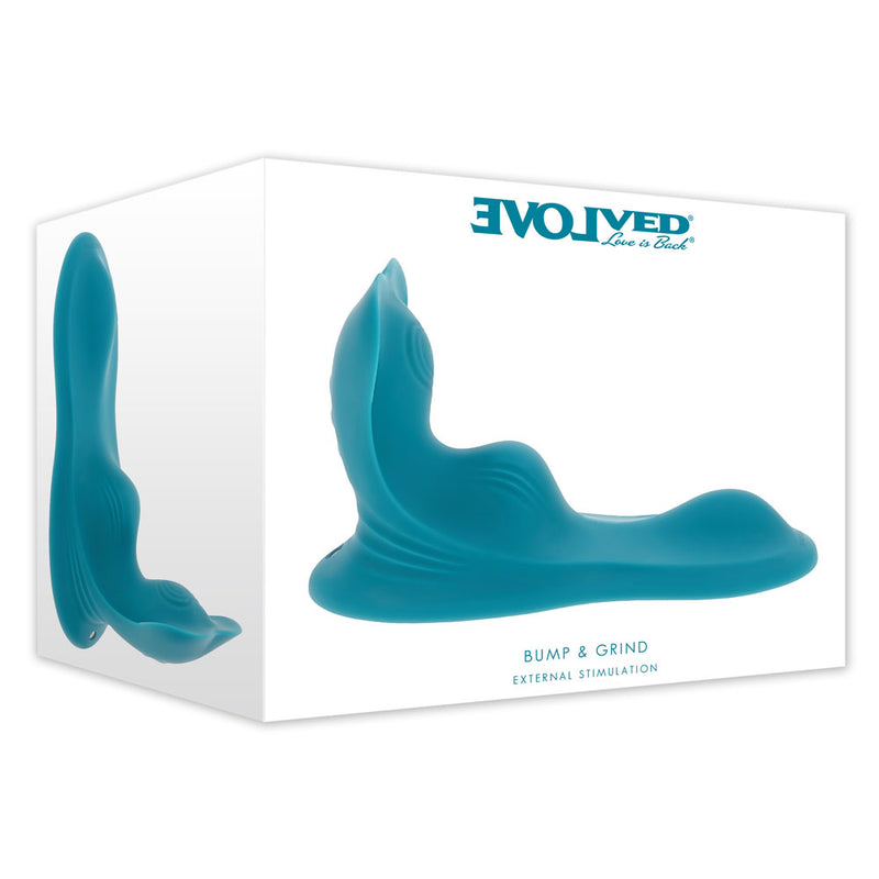 Evolved BUMP & GRIND - Blue USB Rechargeable Vibrating Grinder Pad