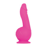 Evolved Ballistic - Pink 19 cm USB Rechargeable Vibrating Dong with Balls Motor & Remote - Image 4
