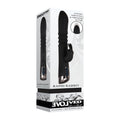 Evolved Rapid Rabbit - Black 25.4 cm USB Rechargeable Thrusting Rabbit Vibrator