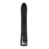 Evolved Rapid Rabbit - Black 25.4 cm USB Rechargeable Thrusting Rabbit Vibrator - Image 6