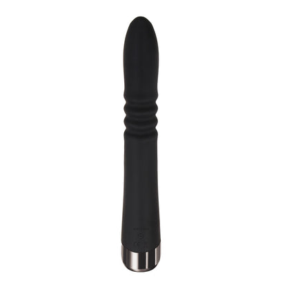 Evolved Rapid Rabbit - Black 25.4 cm Thrusting Rabbit Vibrator