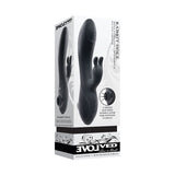 Evolved RABBIT HOLE - Black 21.2 cm USB Rechargeable Rabbit Vibrator - Image 1