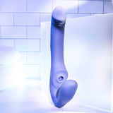 Evolved 2 BECOME 1 - Purple 23.5 cm USB Rechargeable Strapless Strap-On with Remote - Image 2