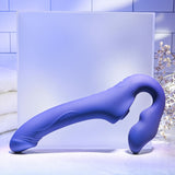 Evolved 2 BECOME 1 - Purple 23.5 cm USB Rechargeable Strapless Strap-On with Remote - Image 4