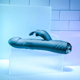 Evolved BODACIOUS BUNNY - Black 22.9 cm USB Rechargeable Rabbit Vibrator - Image 5