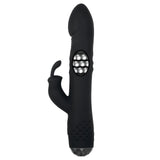 Evolved BODACIOUS BUNNY - Black 22.9 cm USB Rechargeable Rabbit Vibrator - Image 9