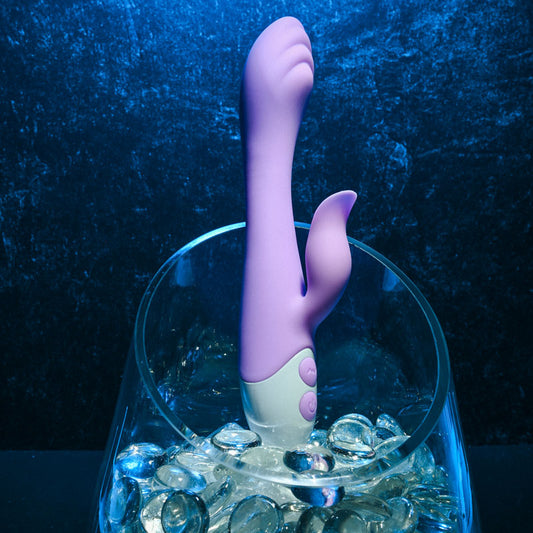 Evolved PLEASING PETAL - Lilac 19.7 cm Rabbit Vibrator