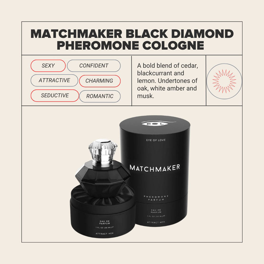 Eye of Love Matchmaker Black Diamond LGTBQ - 30 ml - Pheromone Cologne