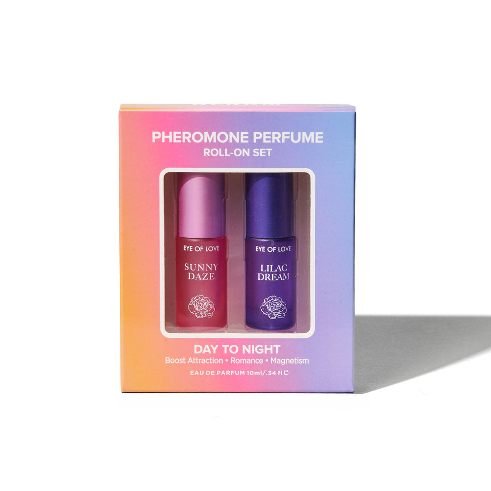 Eye Of Love Love In Bloom Pheromone Perfume Roll-On Set - Day to Night