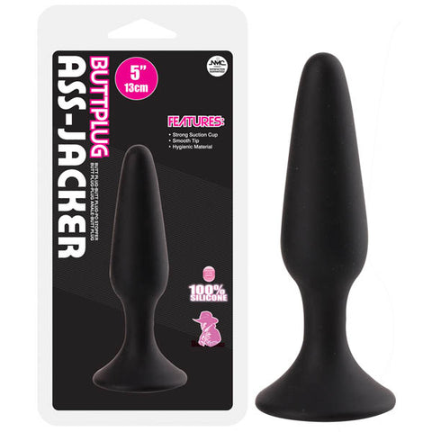 Ass-jacker - Black 13 cm (5'') Butt Plug - Image 1