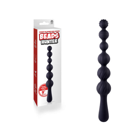 Beads Hunter - Black - Black 22.9 cm Anal Beads - Image 1