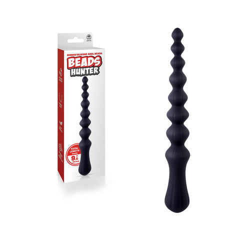 Beads Hunter - Black - Black 24.1 cm Anal Beads - Image 1