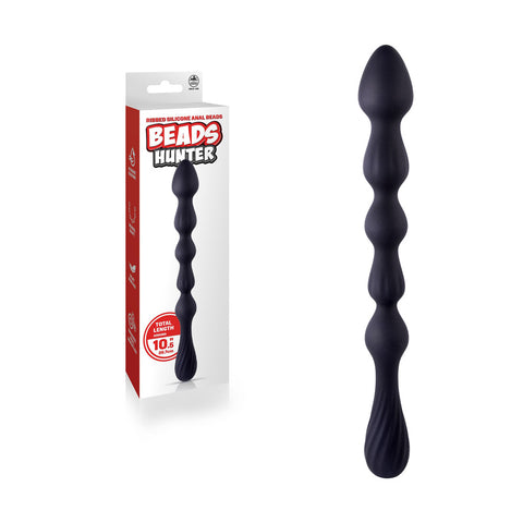 Beads Hunter - Black - Black 26.7 cm Anal Beads - Image 1