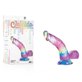 Jellido 14cm Curved Dildo - Clear Coloured 14 cm Dildo - Image 1