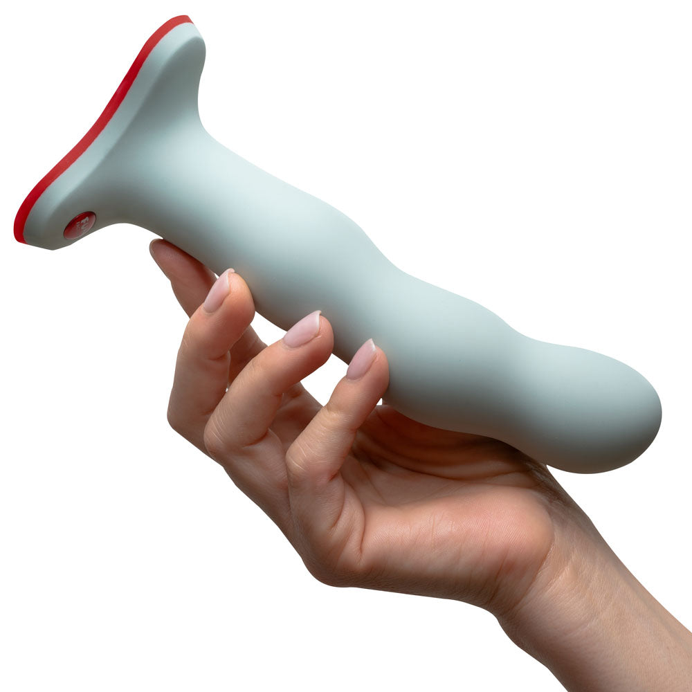 Fun Factory BOUNCER sage green - Sage Green 18.5 cm Dildo