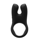 Fun Factory NOS black - Black USB Rechargeable Vibrating Cock Ring - Image 8
