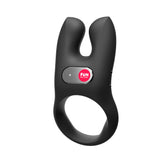 Fun Factory NOS black - Black USB Rechargeable Vibrating Cock Ring - Image 1
