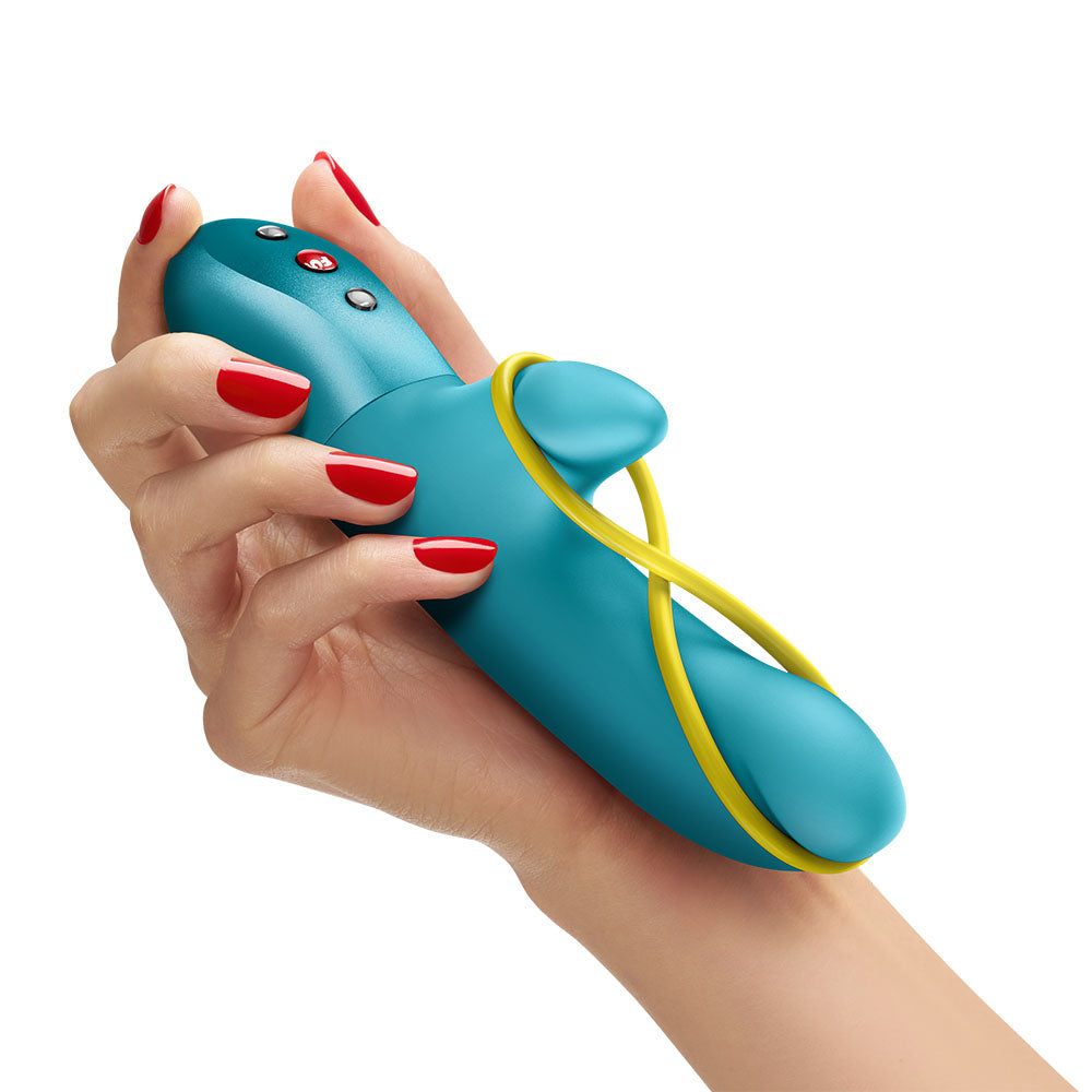 Fun Factory AMORINO Aquamarine USB Rechargeable Rabbit Vibrator