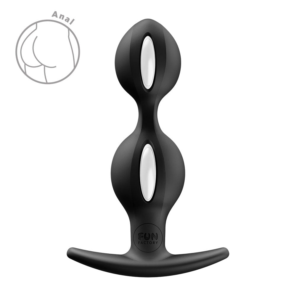 Fun Factory B BALLS DUO Black 13 cm Weighted Kegel Balls