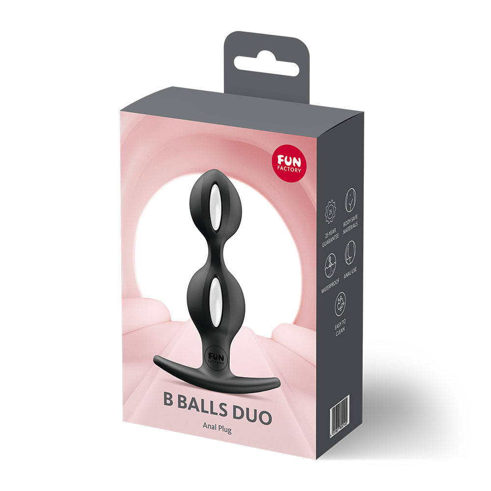 Fun Factory B BALLS DUO Black 13 cm Weighted Kegel Balls
