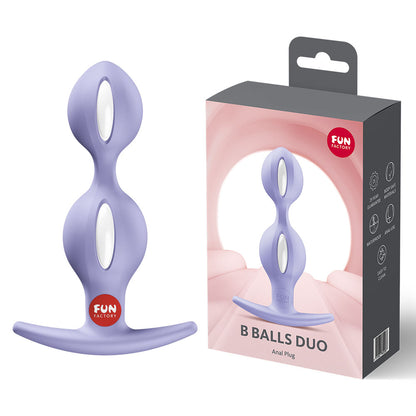 Fun Factory B BALLS DUO Purple 13 cm Weighted Kegel Balls
