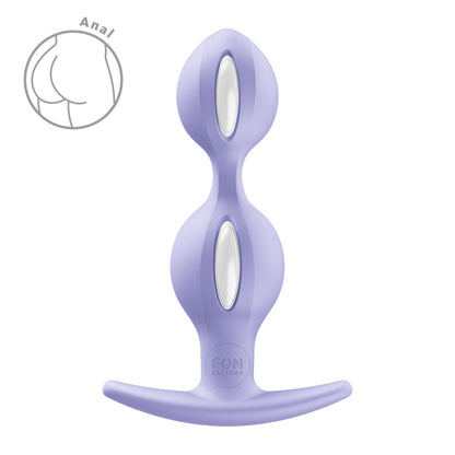Fun Factory B BALLS DUO Purple 13 cm Weighted Kegel Balls