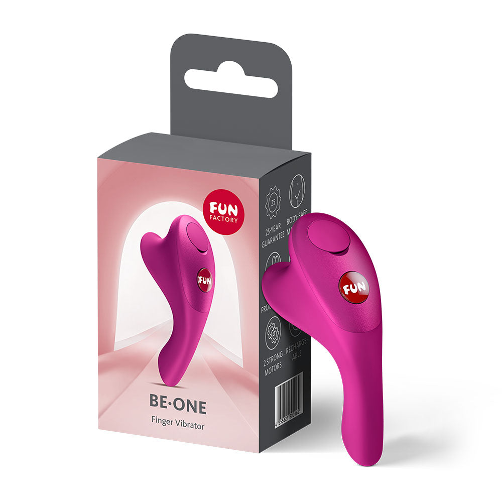 Fun Factory BE-ONE USB-C Rechargeable Finger Stimulator - Magenta