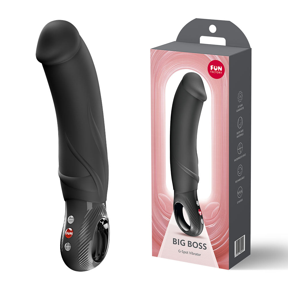 Fun Factory BIG BOSS Black 22.9 cm USB-C Rechargeable Vibrator