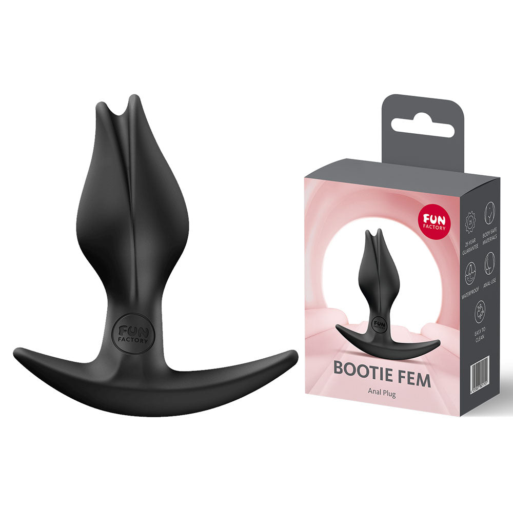 Fun Factory BOOTIE FEM Black 8.5 cm Butt Plug