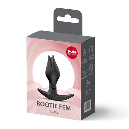 Fun Factory BOOTIE FEM Black 8.5 cm Butt Plug