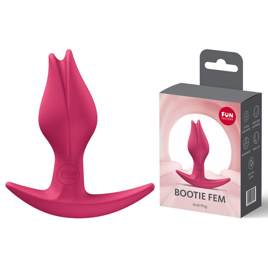 Fun Factory BOOTIE FEM Raspberry Red 8.5 cm Butt Plug