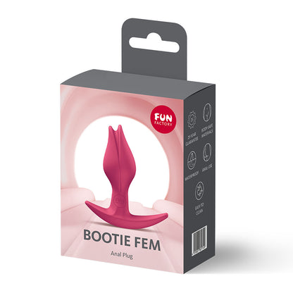 Fun Factory BOOTIE FEM Raspberry Red 8.5 cm Butt Plug