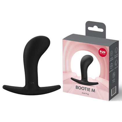 Fun Factory BOOTIE M Black - Black 9.4 cm Medium Butt Plug