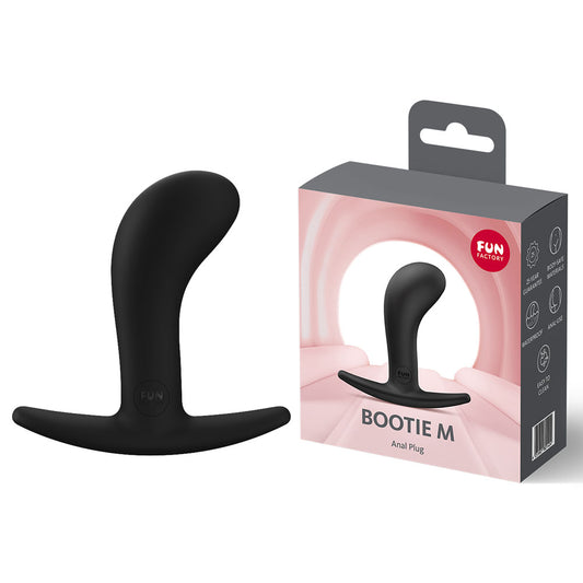Fun Factory BOOTIE M Black 9.4 cm Medium Butt Plug