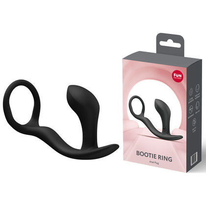 Fun Factory BOOTIE RING Black - Black 14.7 cm Anal Plug with Cock Ring