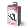 Fun Factory BOOTIE RING Black - Black 14.7 cm Anal Plug with Cock Ring
